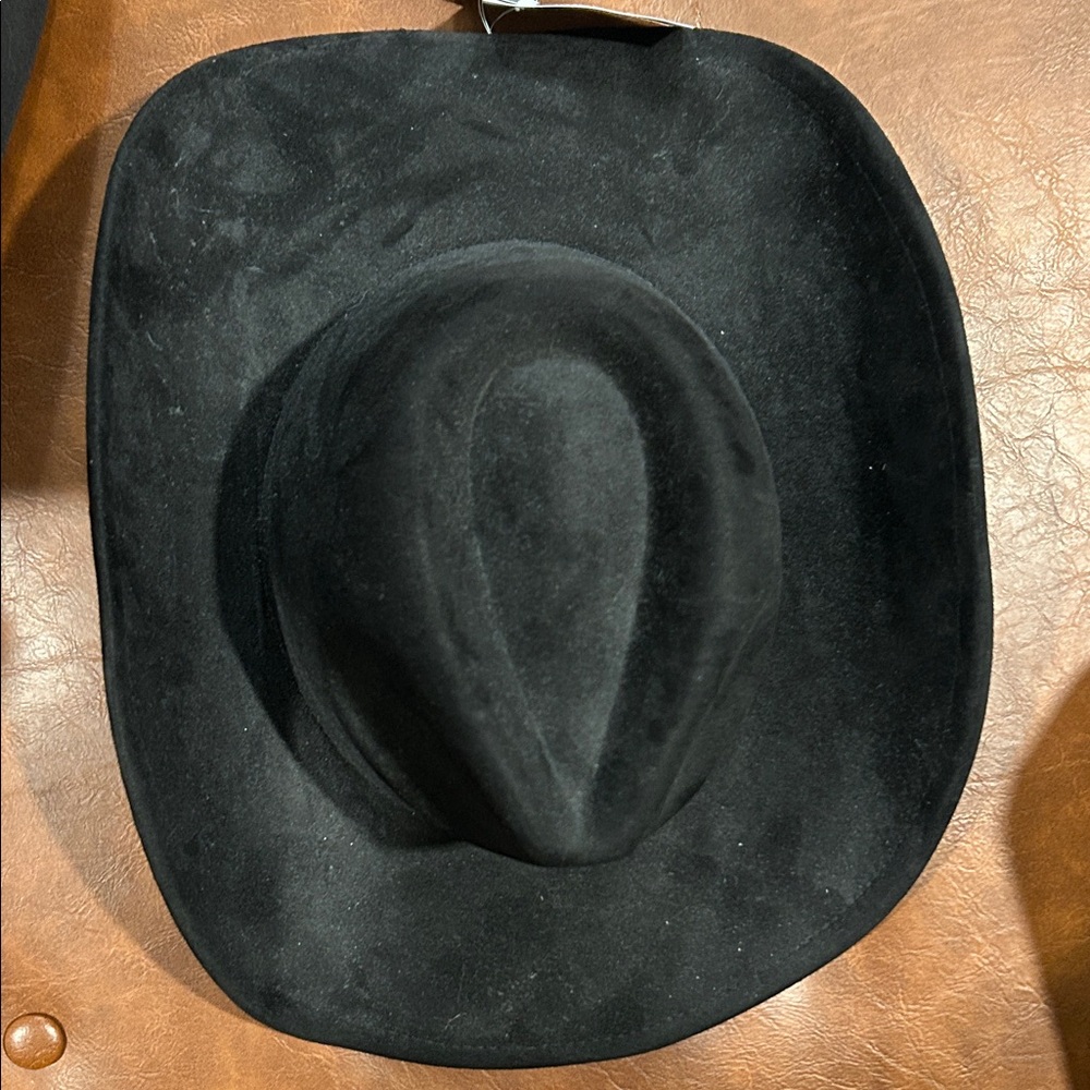 Elegant Black Suede Women's Hat